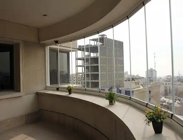 مدل تراس شیشه ای + زیبا ترین ایده ها برای شیشه کاری تراس های کوچک و بزرگ