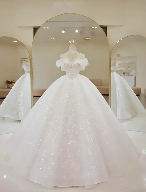 مدل عروس پرنسسی جدید + اصالتی خیره کننده در مدل عروس پرنسسی جدید