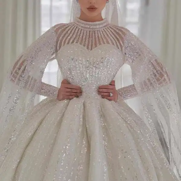 مدل عروس پرنسسی جدید + اصالتی خیره کننده در مدل عروس پرنسسی جدید