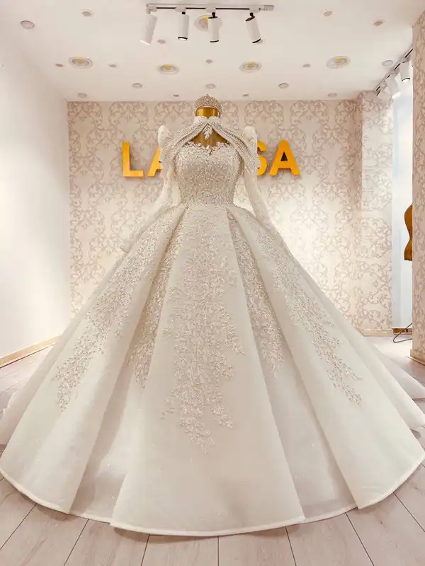 مدل عروس پرنسسی جدید + اصالتی خیره کننده در مدل عروس پرنسسی جدید