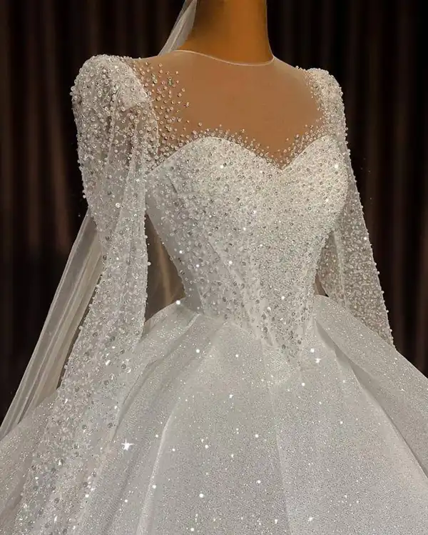 مدل عروس پرنسسی جدید + اصالتی خیره کننده در مدل عروس پرنسسی جدید