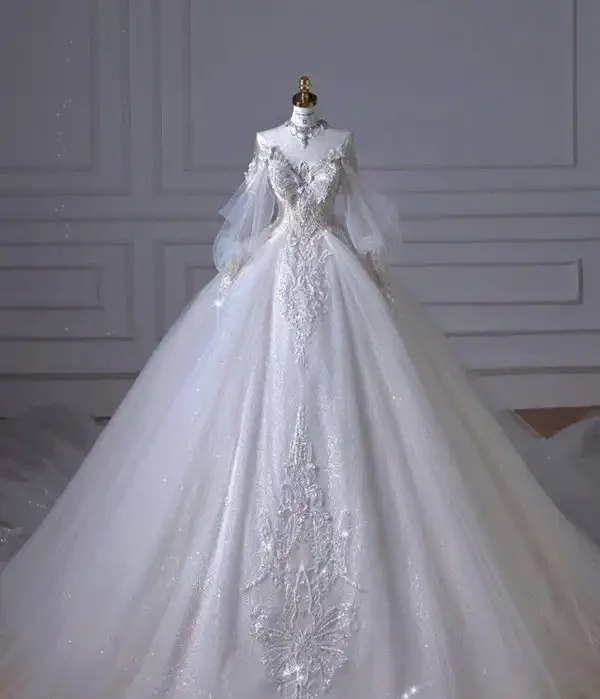 مدل عروس پرنسسی جدید + اصالتی خیره کننده در مدل عروس پرنسسی جدید