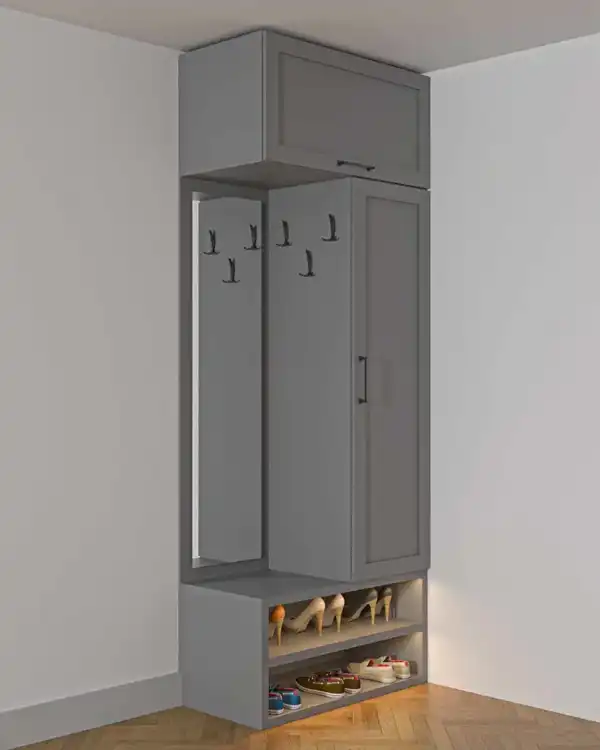 مدل جا کفشی داخل دیوار + سبکی متفاوت و چشمگیر در مدل جا کفشی داخل دیوار