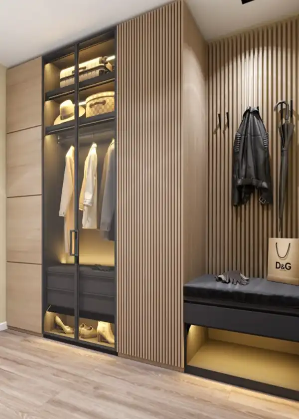 مدل جا کفشی داخل دیوار + سبکی متفاوت و چشمگیر در مدل جا کفشی داخل دیوار