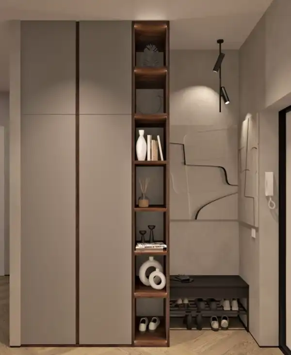 مدل جا کفشی داخل دیوار + سبکی متفاوت و چشمگیر در مدل جا کفشی داخل دیوار