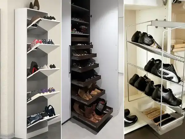 مدل جا کفشی داخل دیوار + سبکی متفاوت و چشمگیر در مدل جا کفشی داخل دیوار