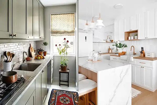 مدل کابینت برای آشپزخانه کوچک + سادگی و زیبایی در مدل کابینت برای آشپزخانه کوچک