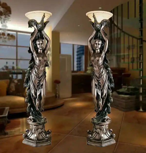 مجسمه کنار سالنی مدرن + مجسمه کنار سالنی مدرن منحصر خانه های لوکس و لاکچری