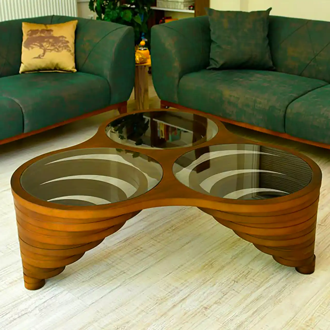 میز عسلی چوبی شیک