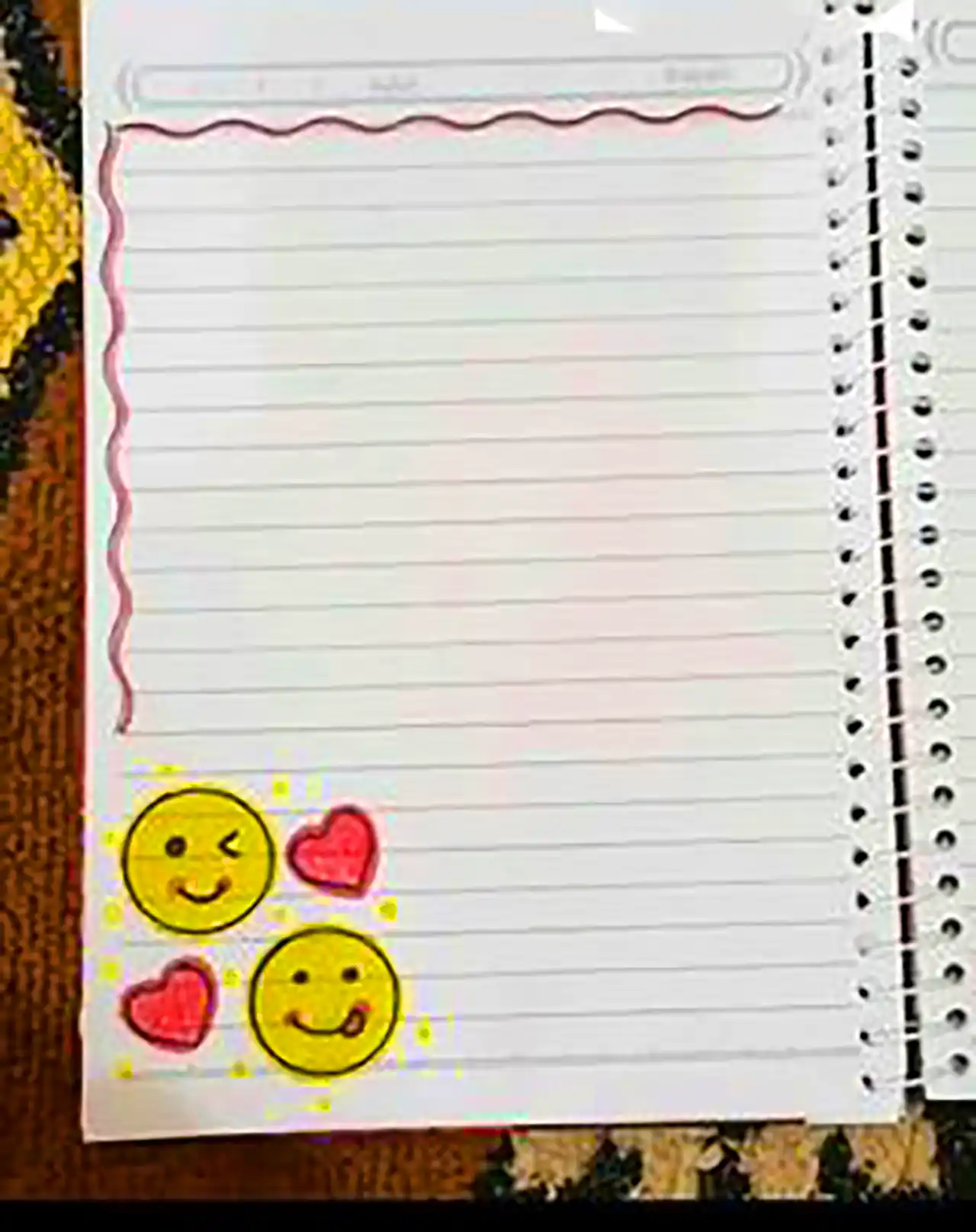 نقاشی آسان برای دور دفتر مشق 