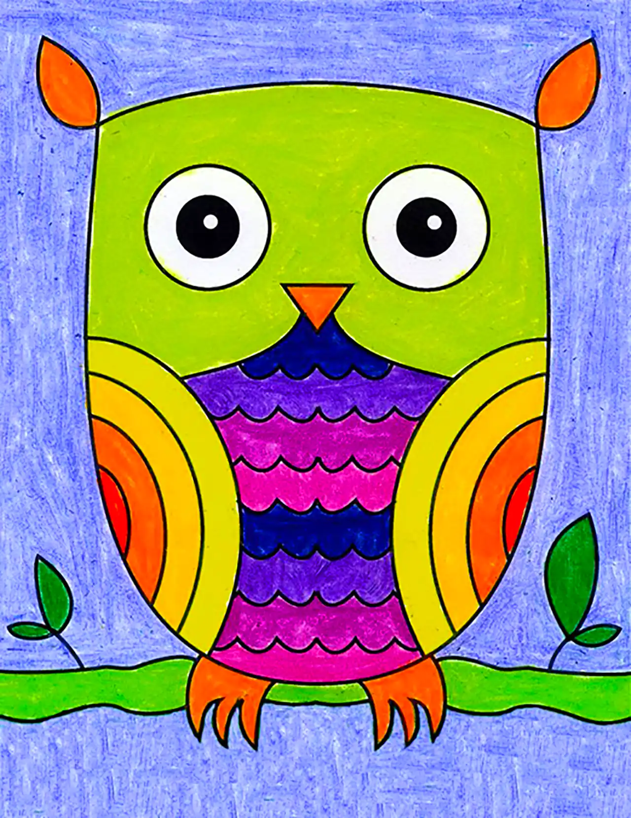 نقاشی کودکانه و ساده