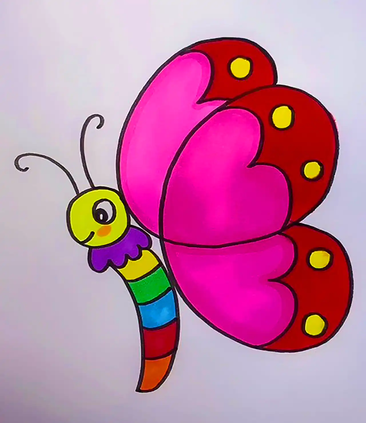 نقاشی کودکانه و ساده