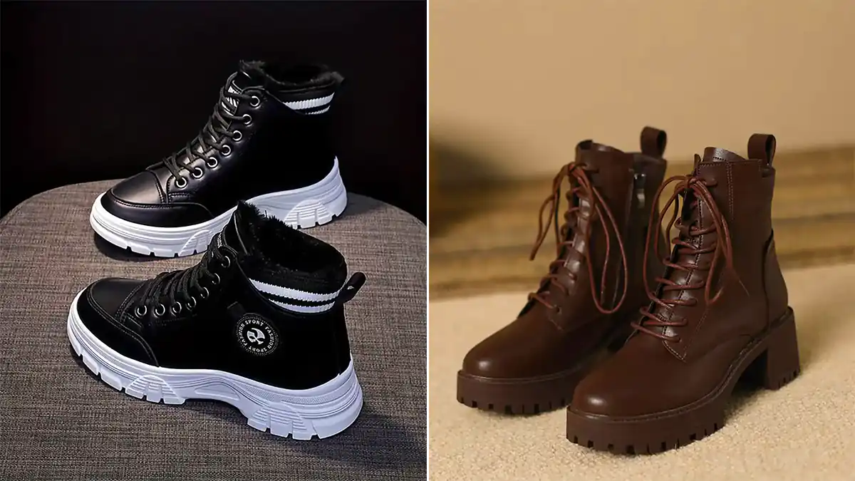 نیم بوت شیک پاییزه