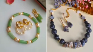 نیم ست مهره ای دست ساز