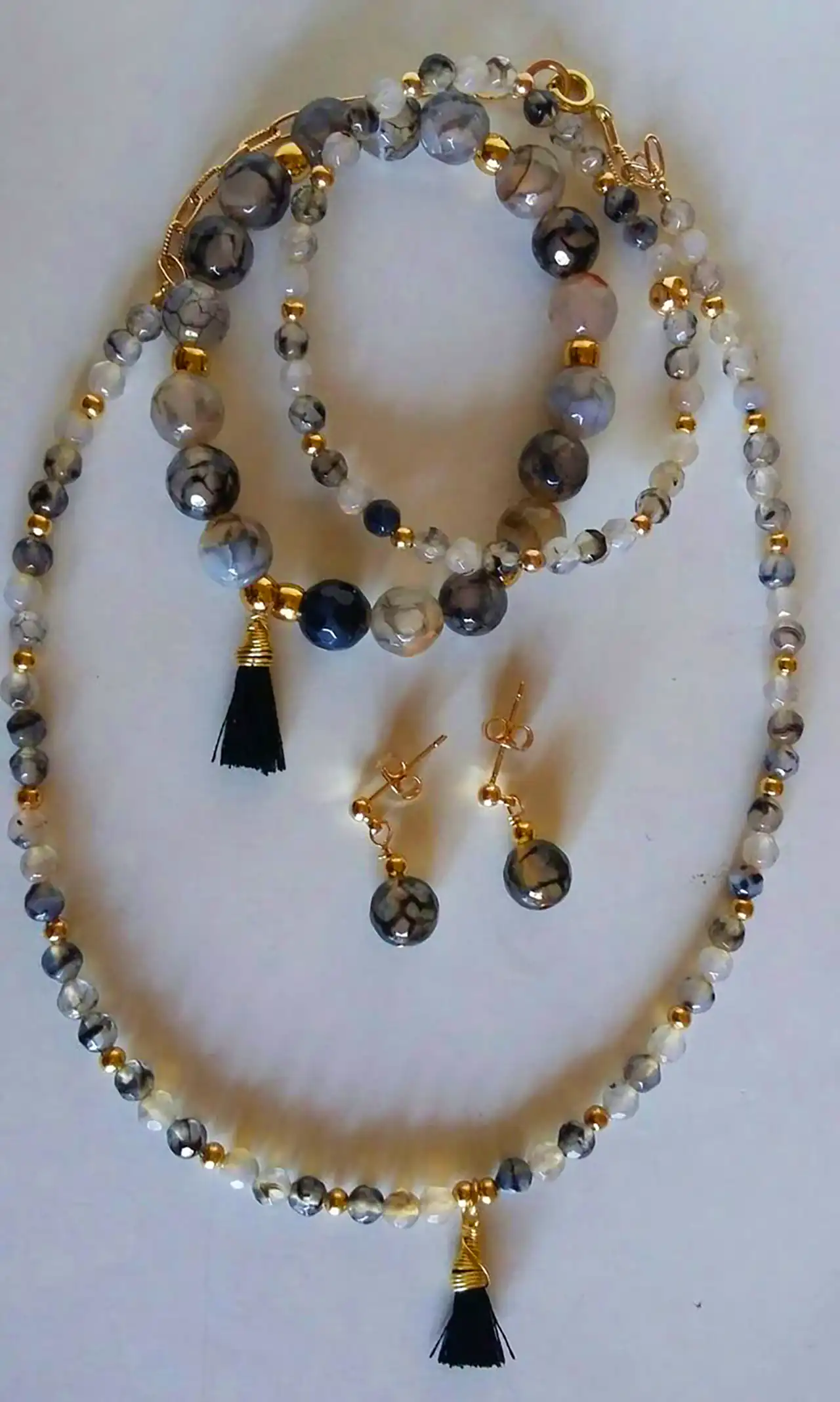 نیم ست مهره ای دست ساز