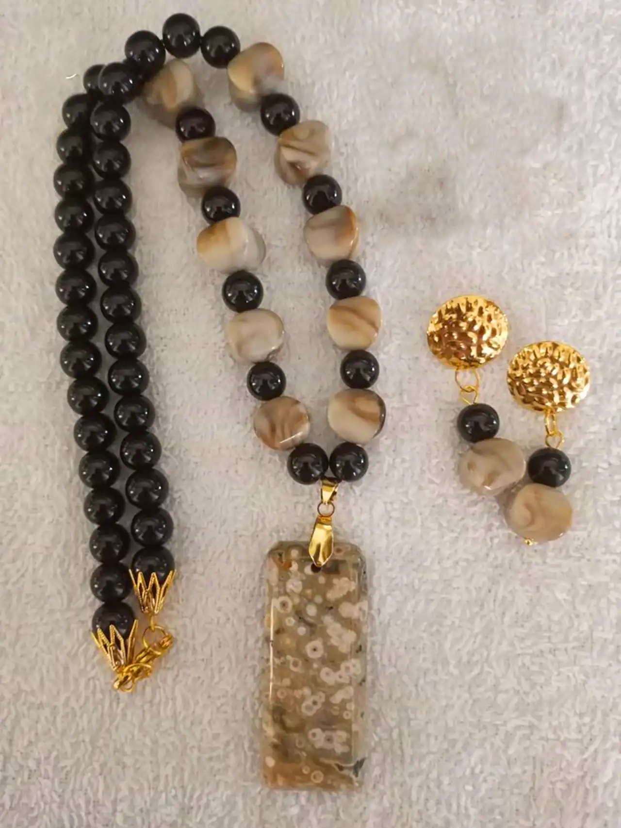 نیم ست مهره ای دست ساز