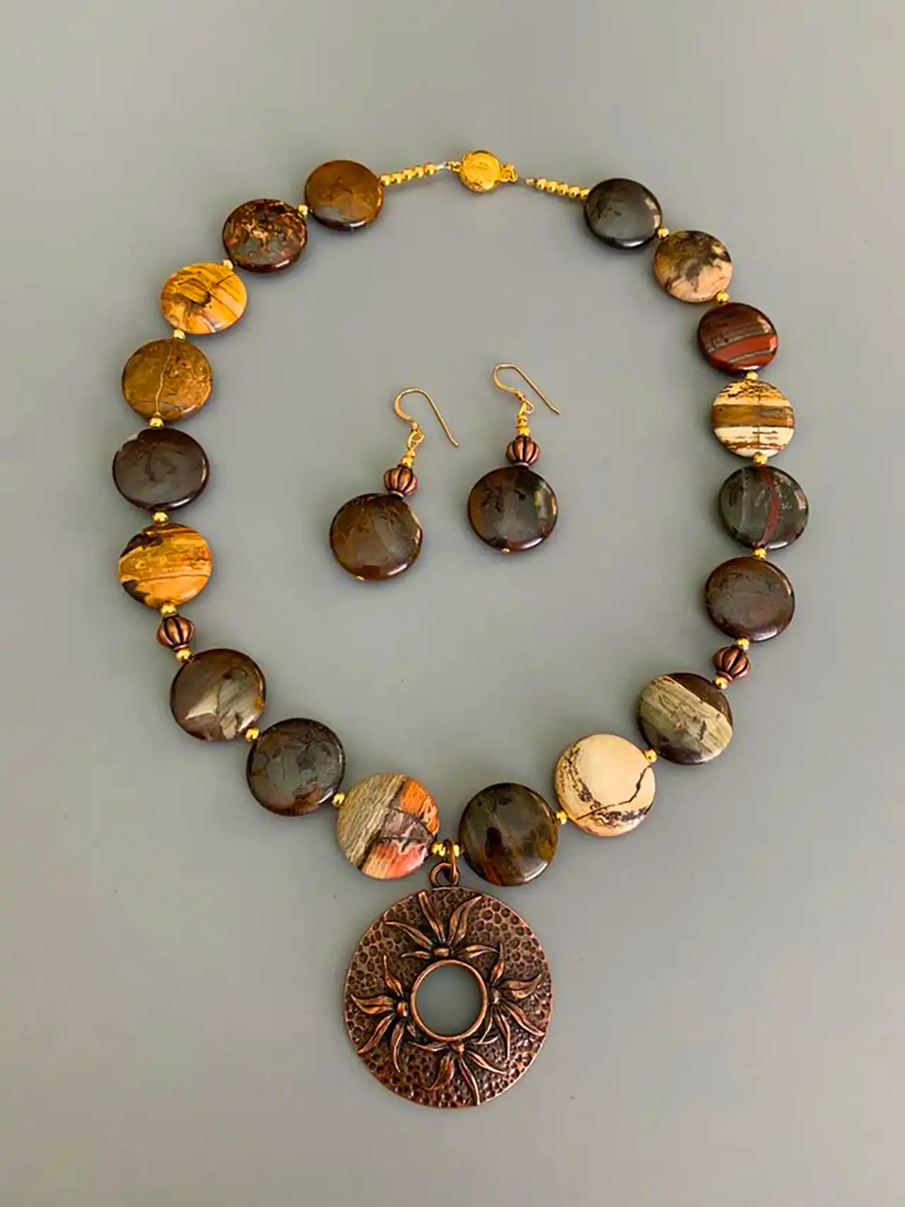 نیم ست مهره ای دست ساز