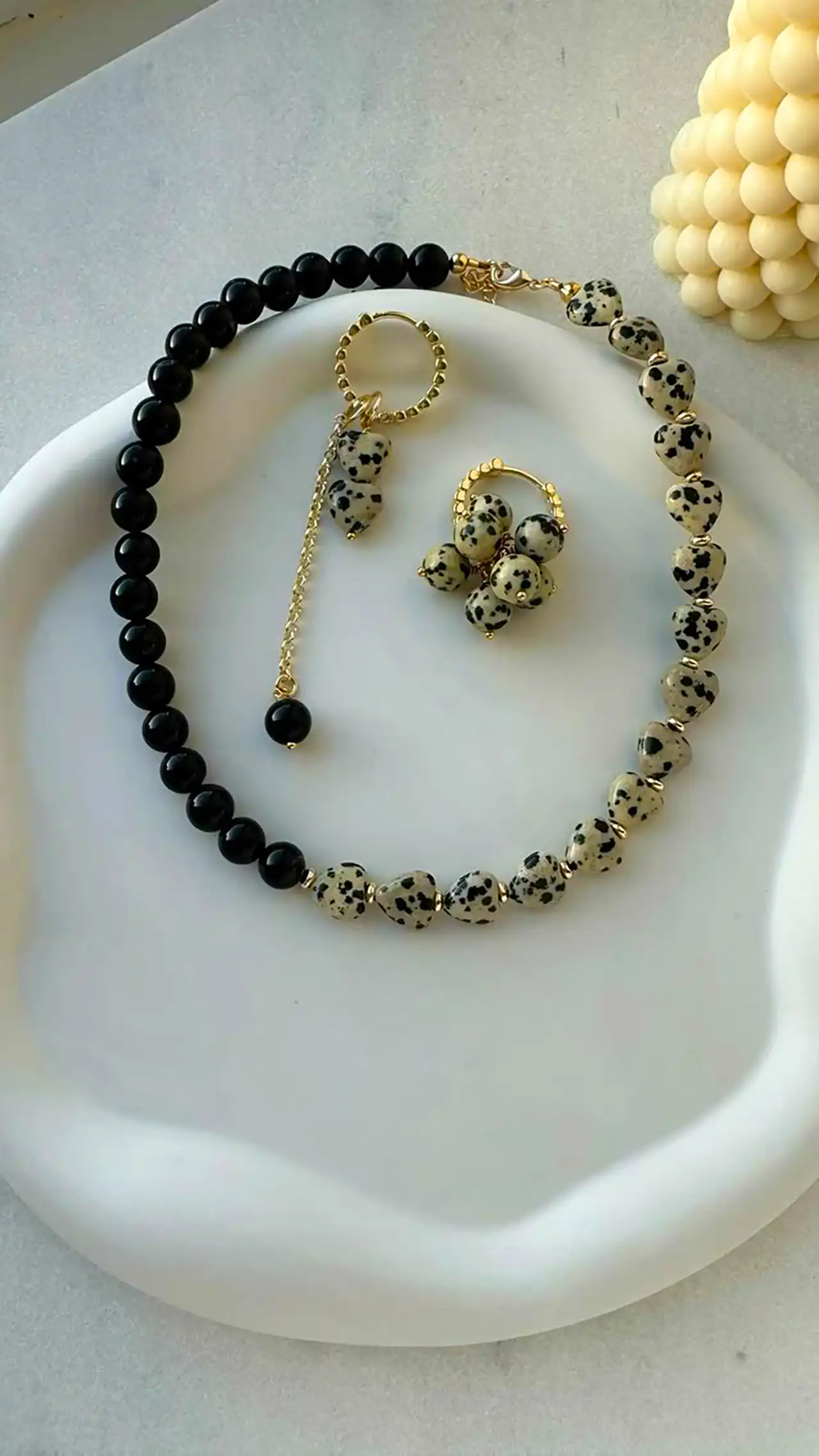 نیم ست مهره ای دست ساز