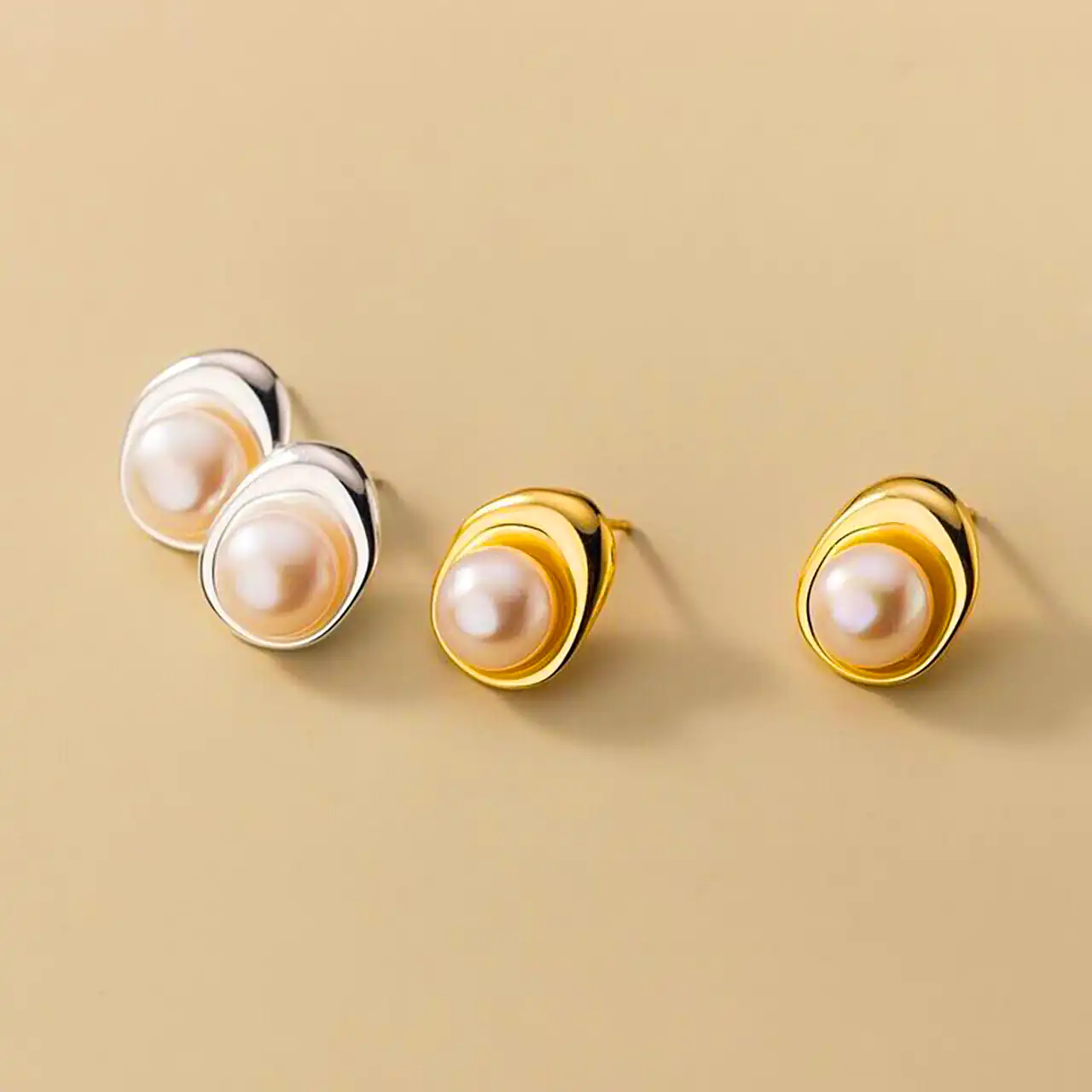 نیم ست مرواریدی شیک جدید