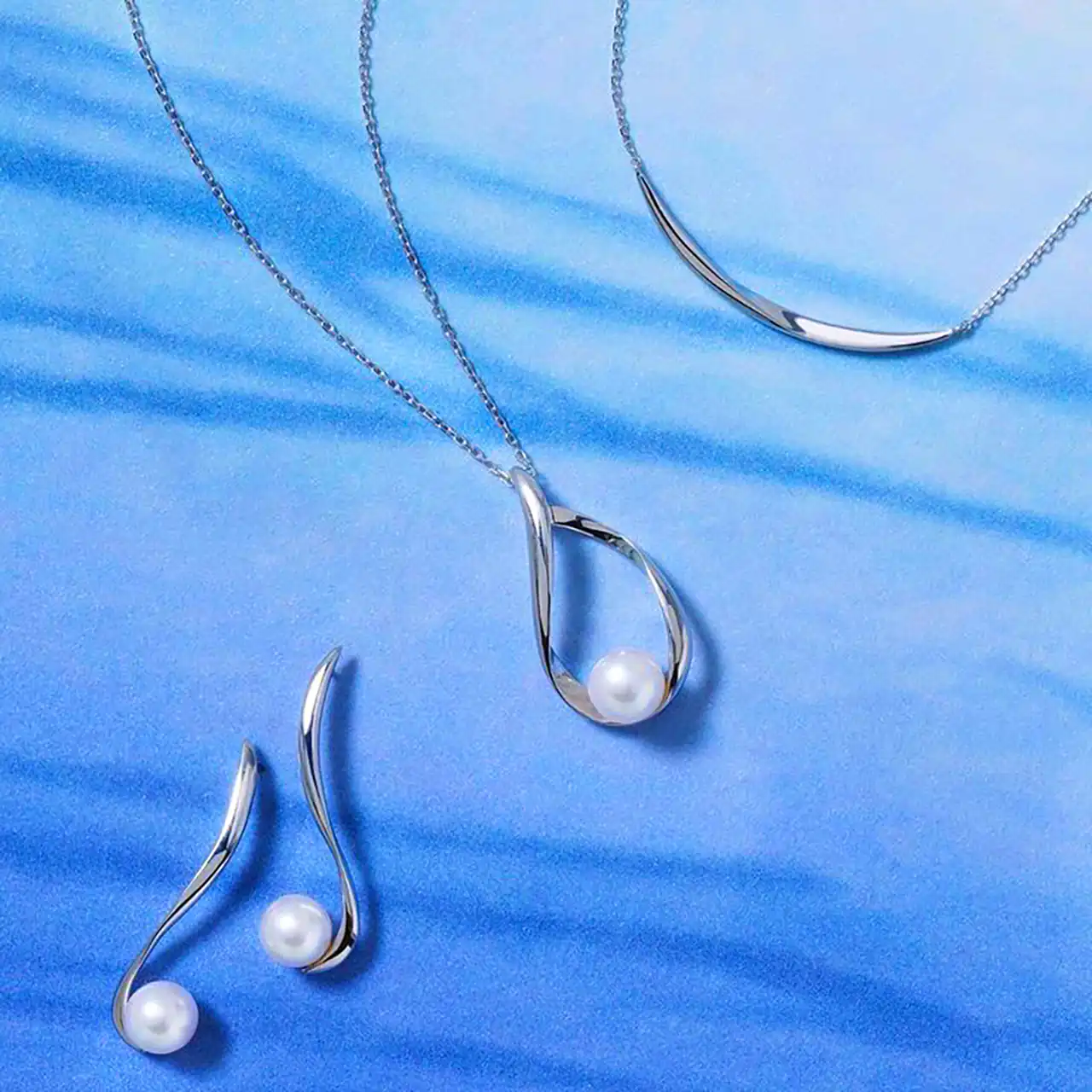 نیم ست مرواریدی شیک جدید