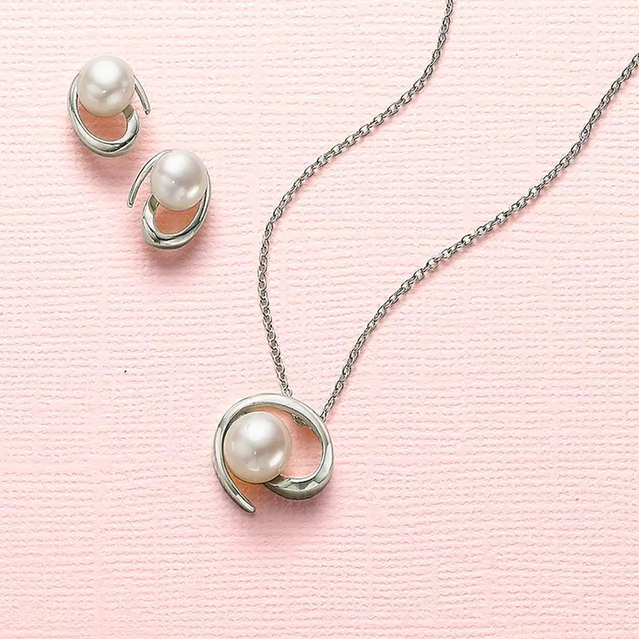 نیم ست مرواریدی شیک جدید