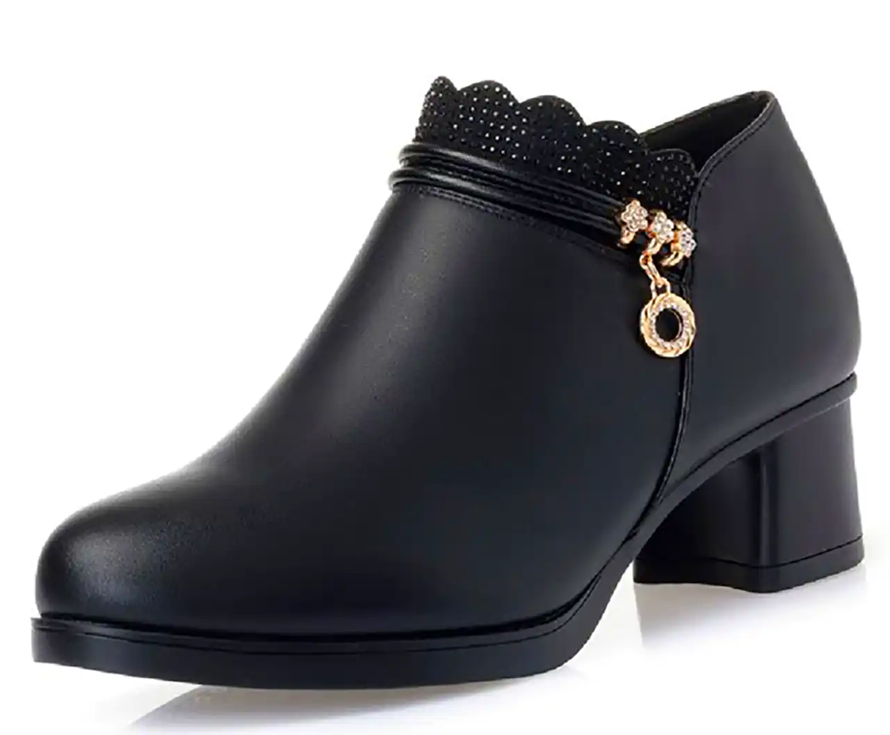 نیم بوت چرمی زنانه