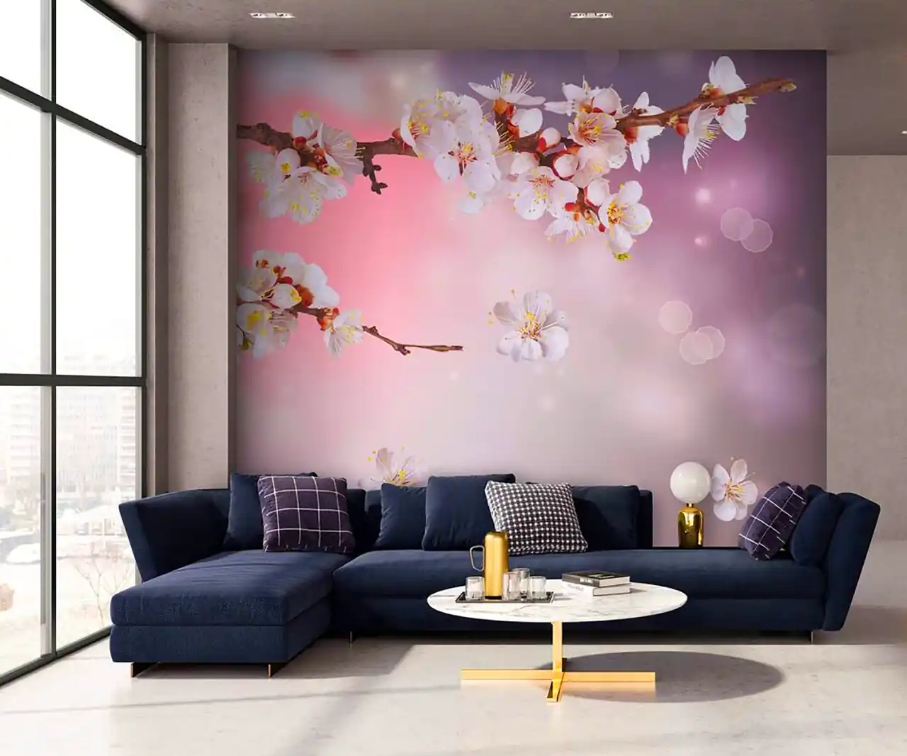 نقاشی ساده و خاص دیواری خونه