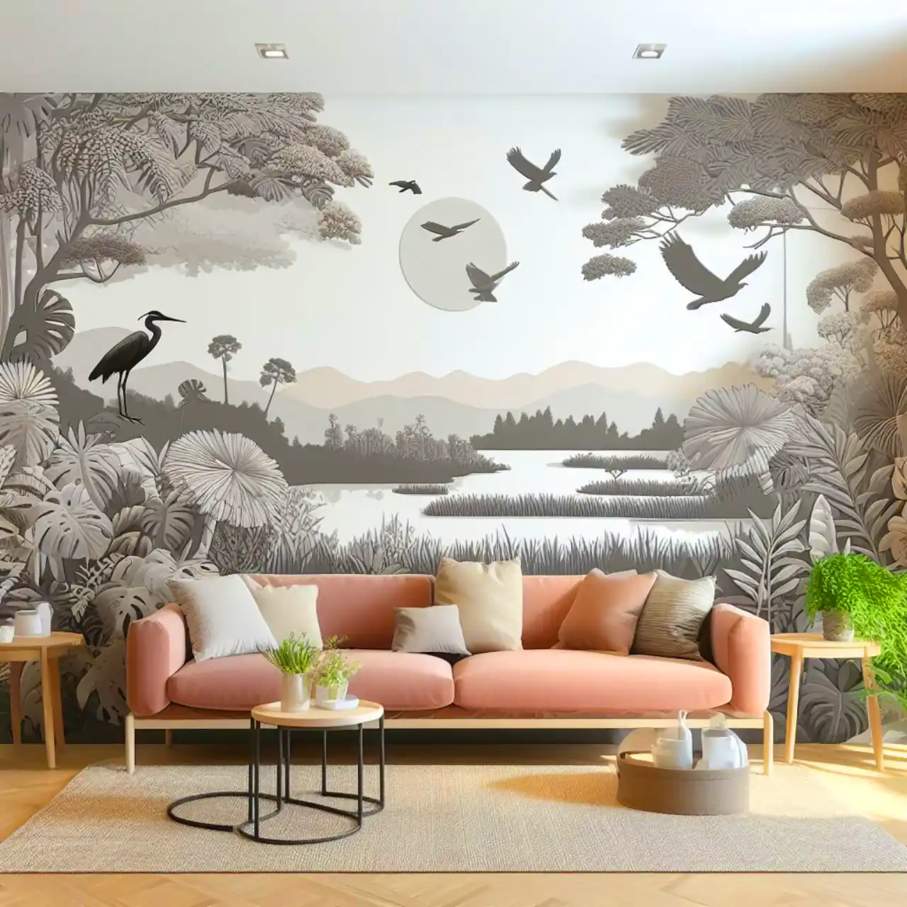 نقاشی ساده و خاص دیواری خونه