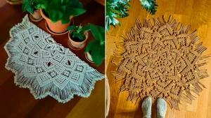 پادری مکرومه بافت شیک