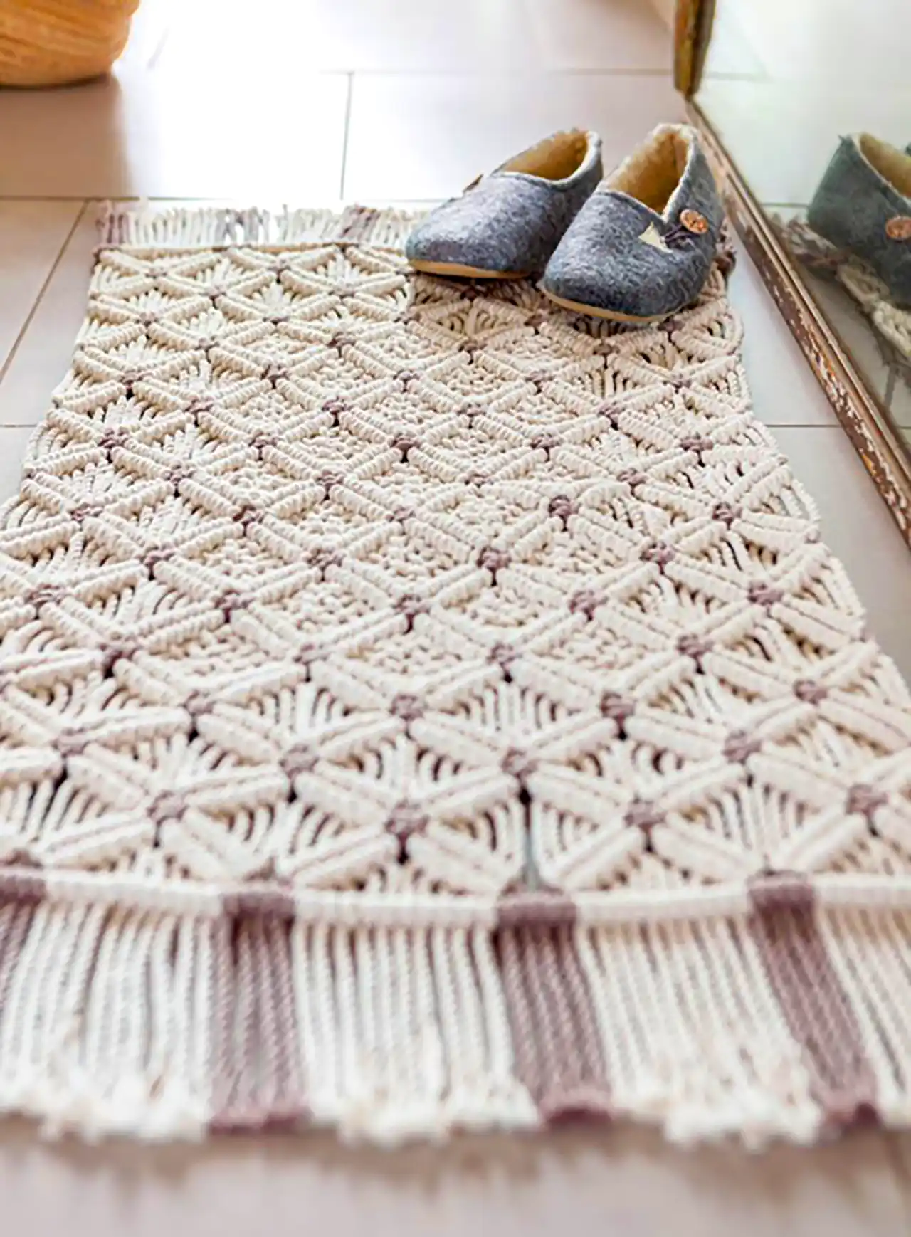 پادری مکرومه بافت شیک