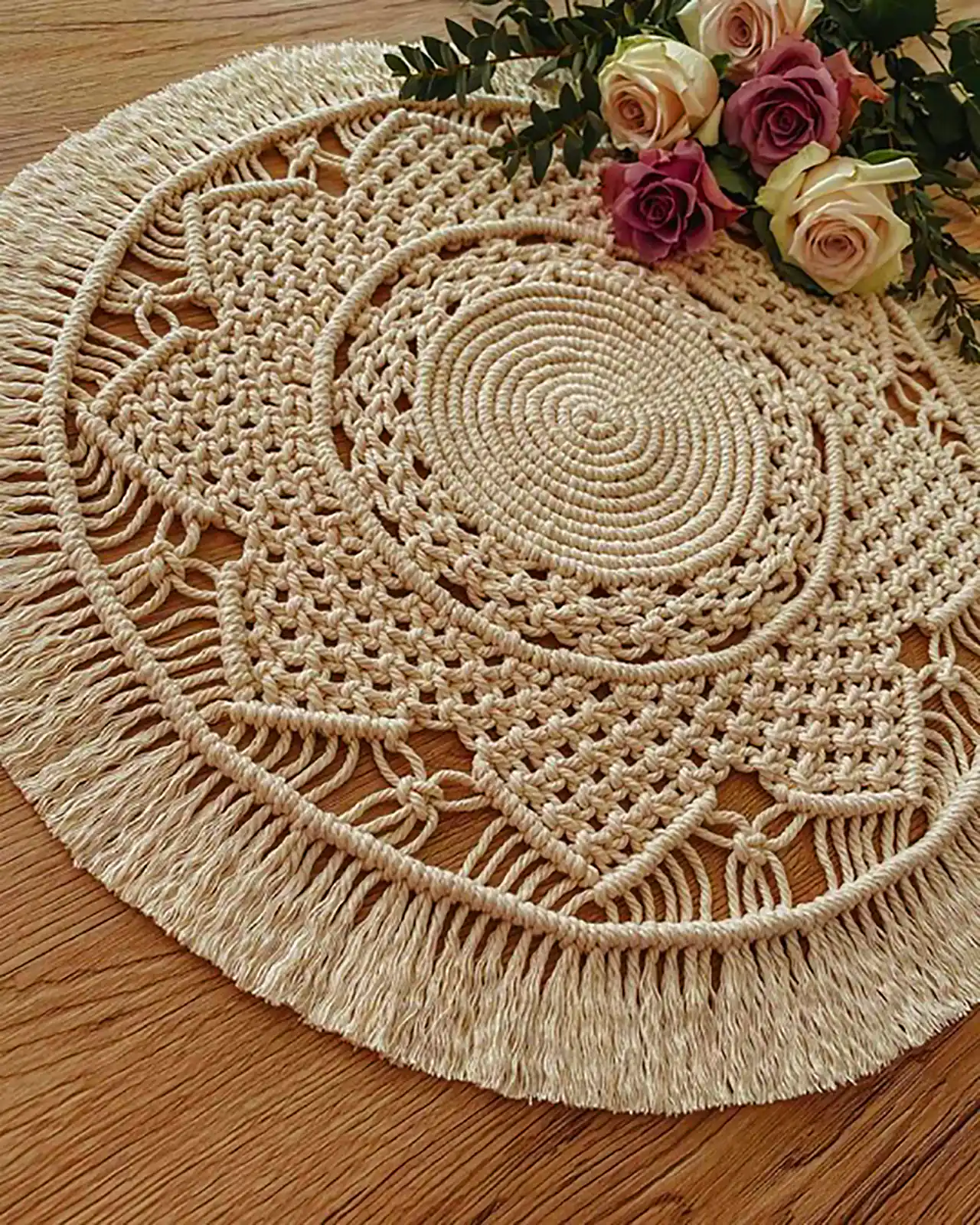 پادری مکرومه بافت شیک