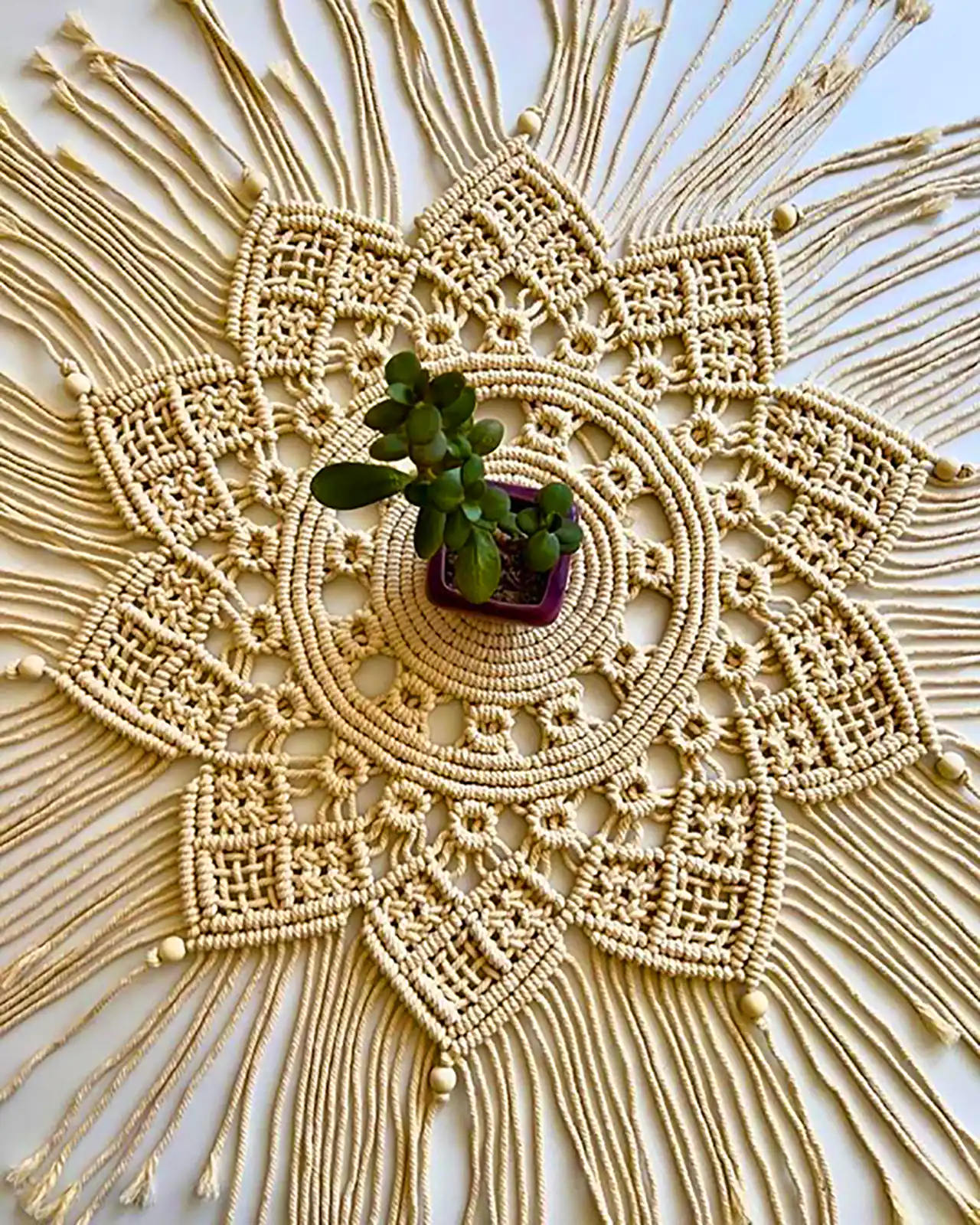 پادری مکرومه بافت شیک