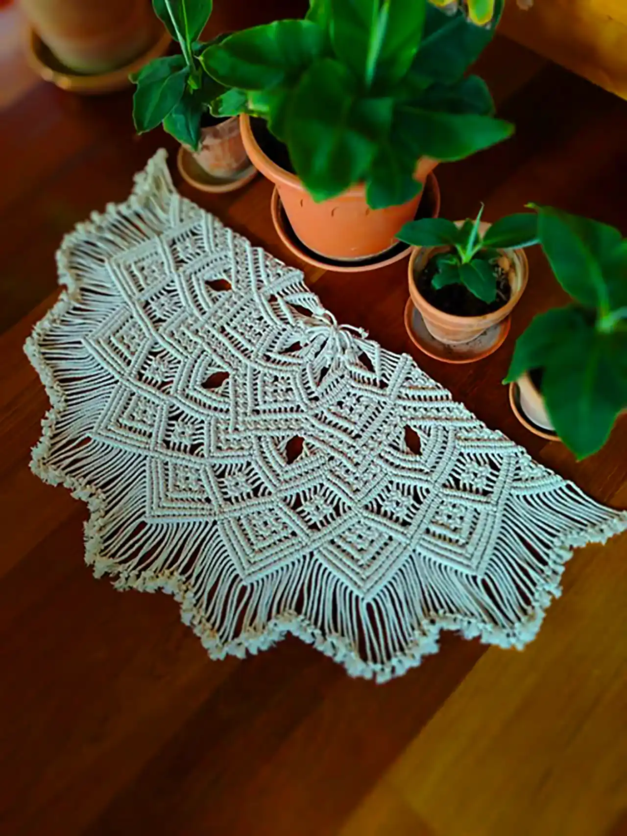 پادری مکرومه بافت شیک