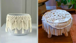 پاف مکرومه دستساز