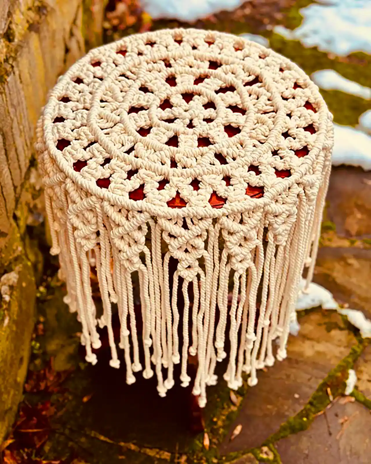 پاف مکرومه دستساز