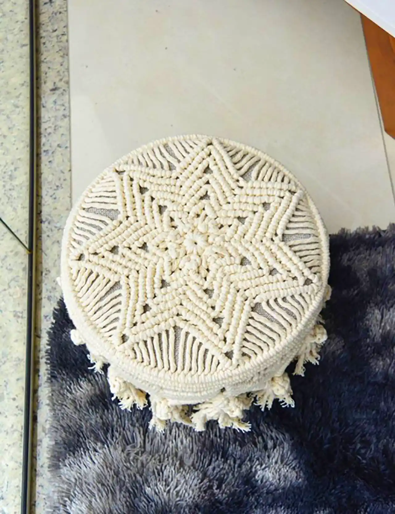 پاف مکرومه دستساز