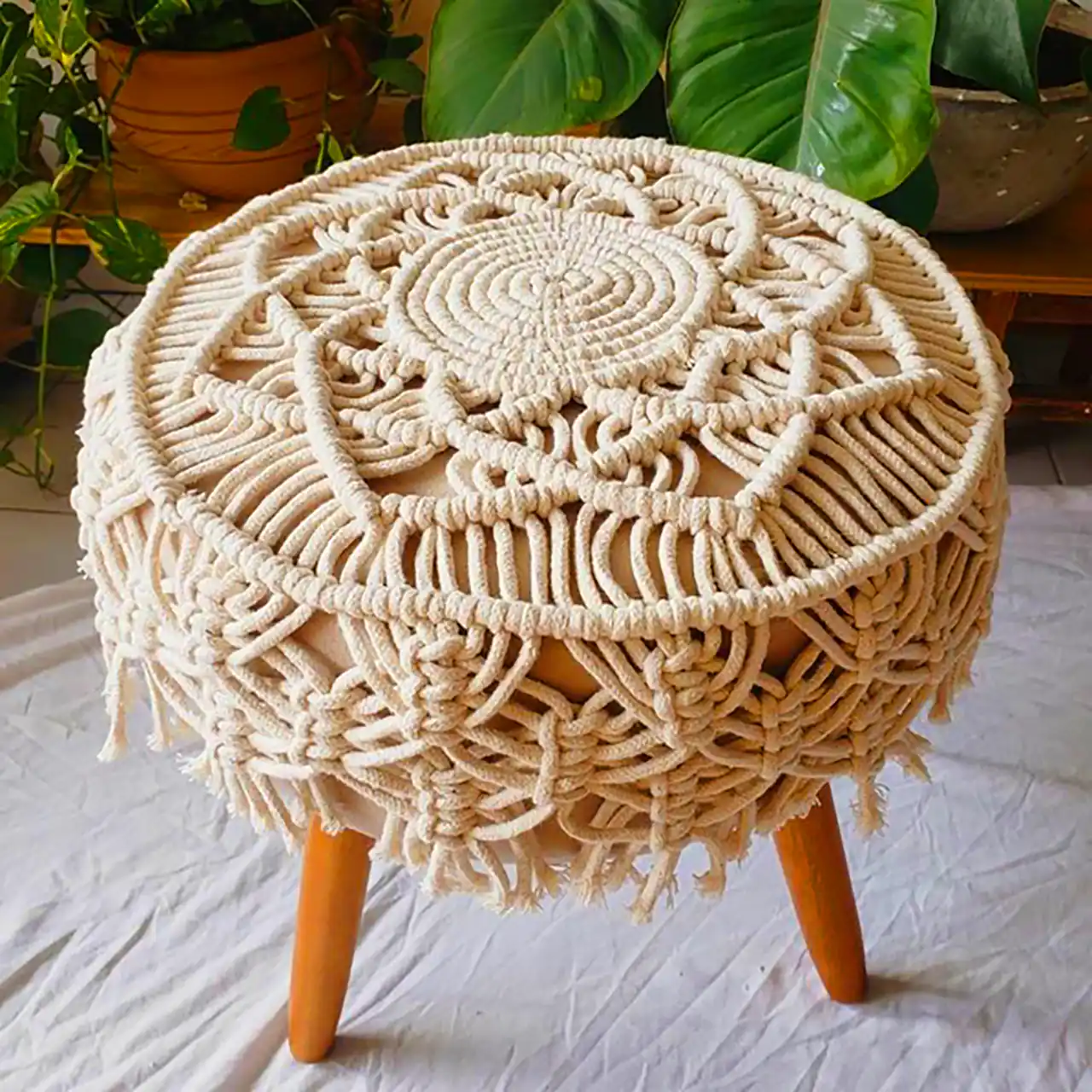 پاف مکرومه دستساز