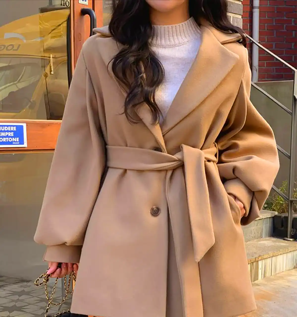 پالتو یقه انگلیسی زیبا