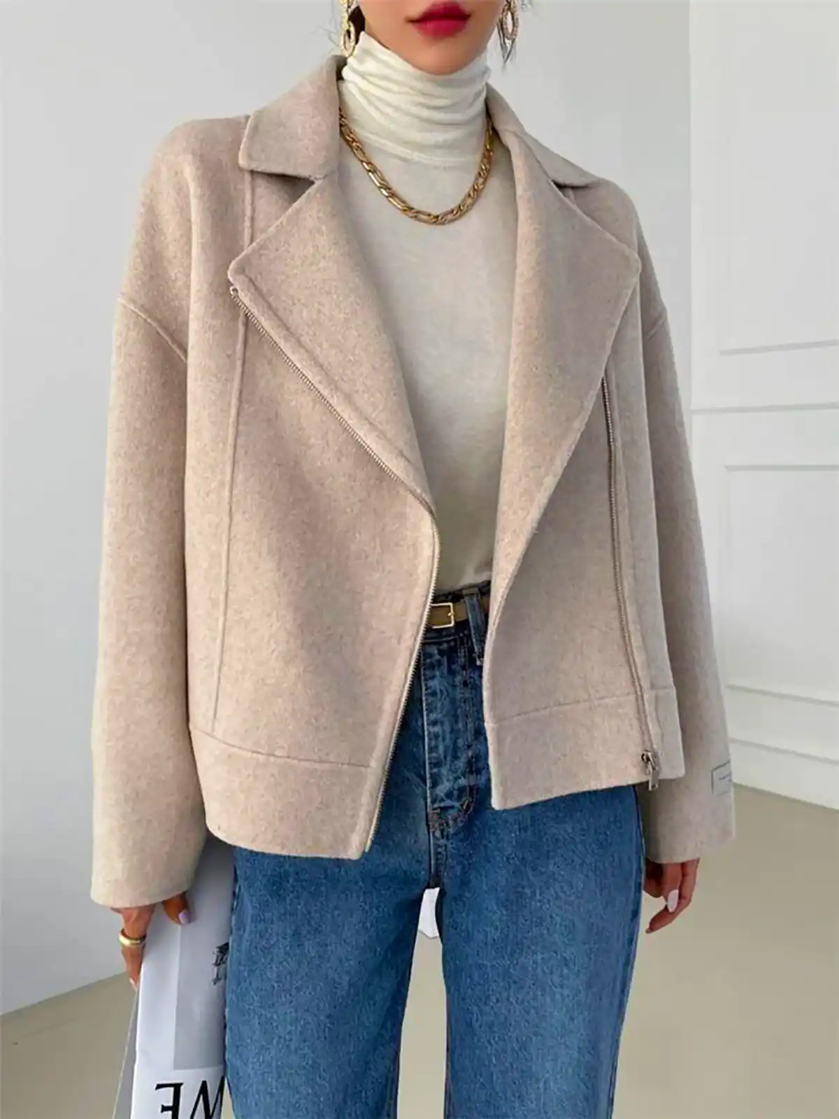 پالتو یقه انگلیسی زیبا