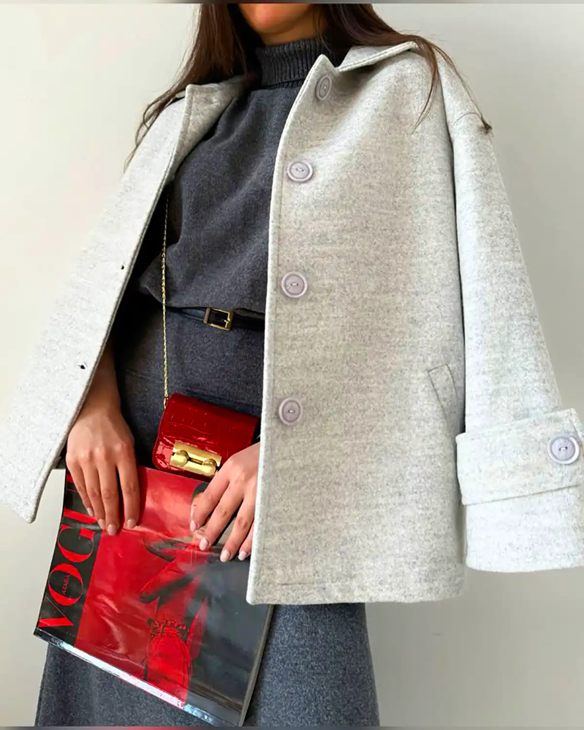 پالتو یقه انگلیسی زیبا