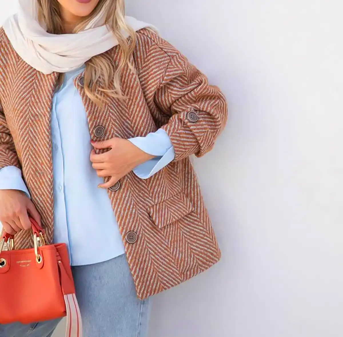 پالتو یقه انگلیسی زیبا