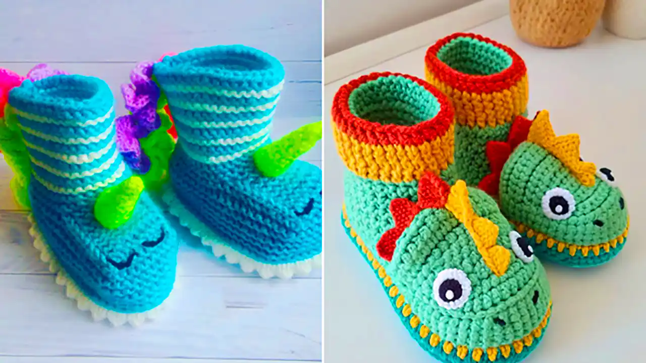 پاپوش دایناسوری کودکانه