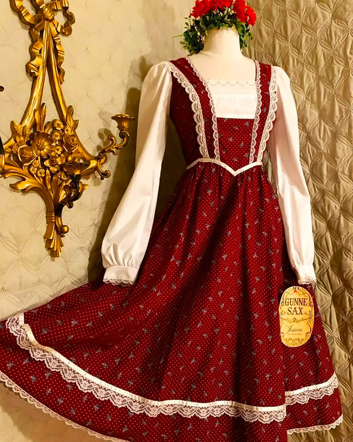 پیراهن نخی و کلاسیک دخترانه