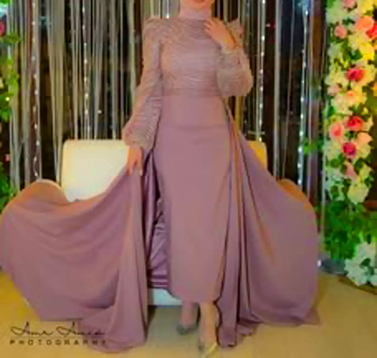 پیراهن زنانه کرپ حریر زیبا