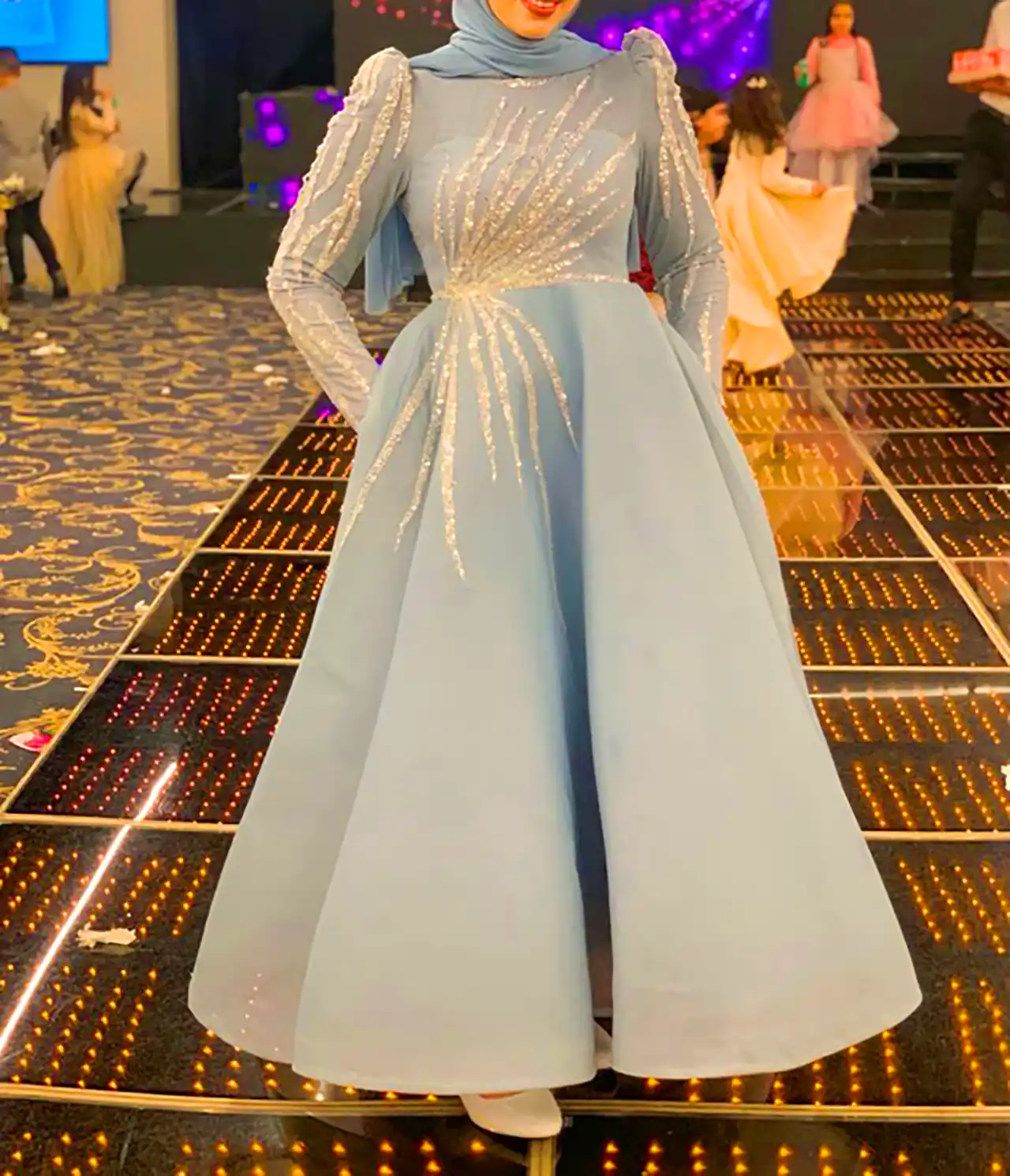 پیراهن زنانه کرپ حریر زیبا