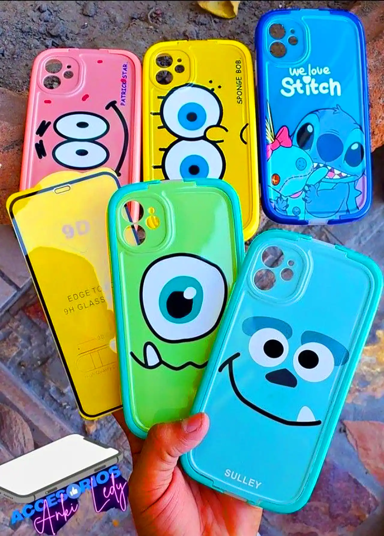 قاب گوشی طرح خانواده هیولاها 