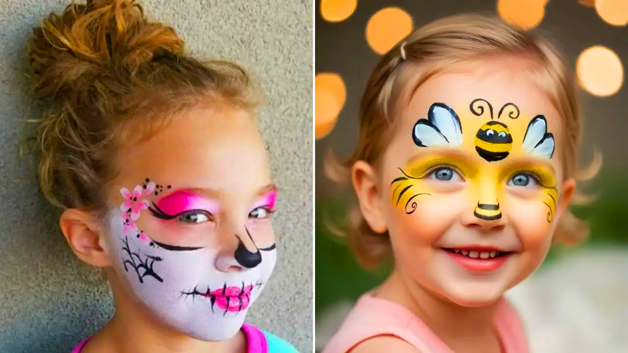 گریم زیبای صورت کودک