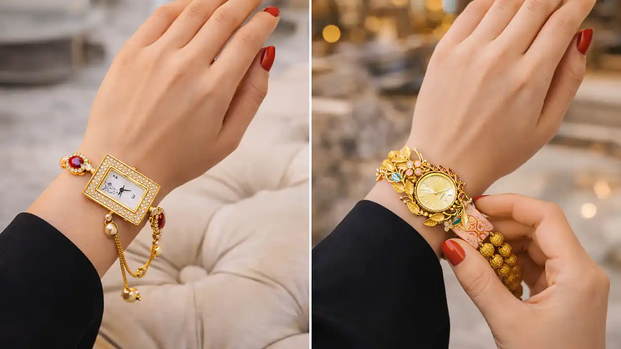 ساعت زنانه با طراحی خوشگل