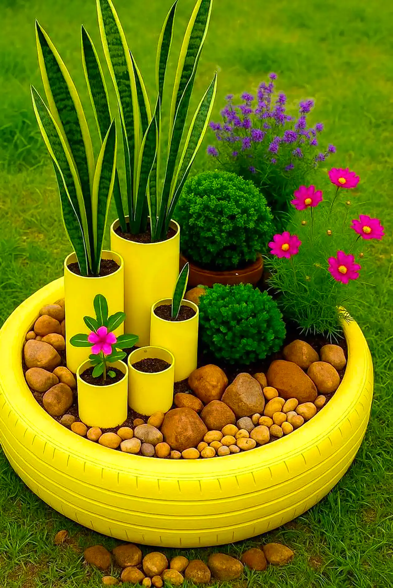 ساخت وسایل متنوع با لاستیک ماشین