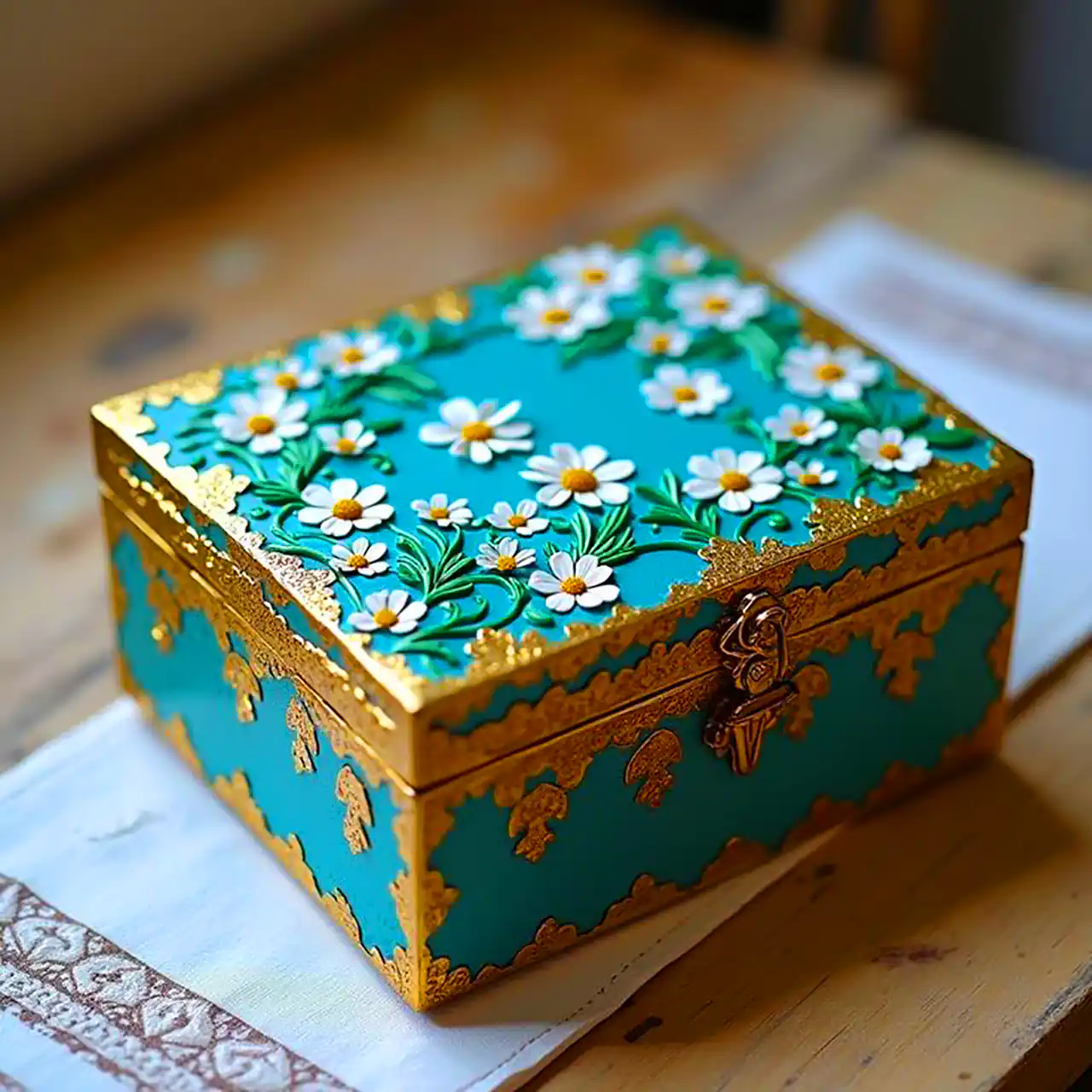 صندوقچه چوبی جواهرات